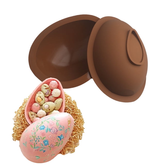 Molde de silicona para hornear Jadeshay huevo de Pascua 3D