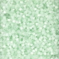 thumbnail image 2 of Miyuki Delica Seed Beads – Size 11/0 (1.6 mm), DB0828, Pale Green Silk Satin, 7.2 g, Approx. 1440 Beads, 2 of 7