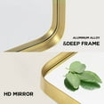 thumbnail image 5 of 64"x21" Modern Arched Aluminum Frame Wall Mount Full Length Mirror without Bracket,Gold, 5 of 5