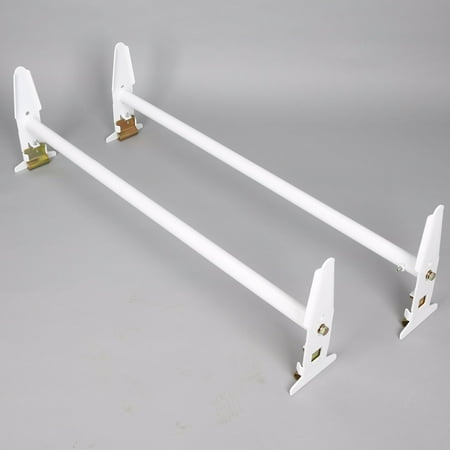 Ford Ranger Hauler Rack - Pair Adjustable Van Roof Ladder Rack for Chevy Dodge Ford GMC Express 77
