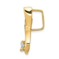 thumbnail image 2 of 14k Yellow Gold  H/I1 Quality  Diamond Slide Pendant, 2 of 4