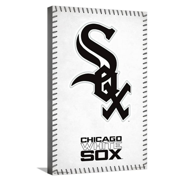 MLB Chicago White Sox - Logo 17 Canvas Wall Poster, 14.725" x 22.375"