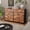 Rustic Brown, variant on Tydimor Fabric Storage Dresser with 10 Drawers for Bedroom, Modern Wide Chest for Living Room, Black Oak