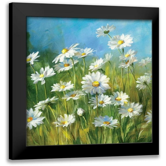 Nai, Danhui 12x12 Black Modern Framed Museum Art Print Titled - Summer Field II