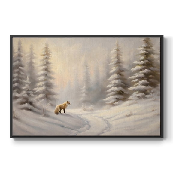 Vintage Landscape-CLXXV By Wexford Home Framed in Black Wood Gallery Wrapped Canvas 17 in. x 25 in.