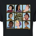 thumbnail image 3 of Disney Wish - Teen Squad Goals Grid - Juniors Cropped Cotton Blend T-Shirt, 3 of 5