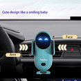 thumbnail image 4 of Soporte inalámbrico para cargador de coche - Sujeción automática inteligente, compatible con iPhone/Samsung, 4 of 5