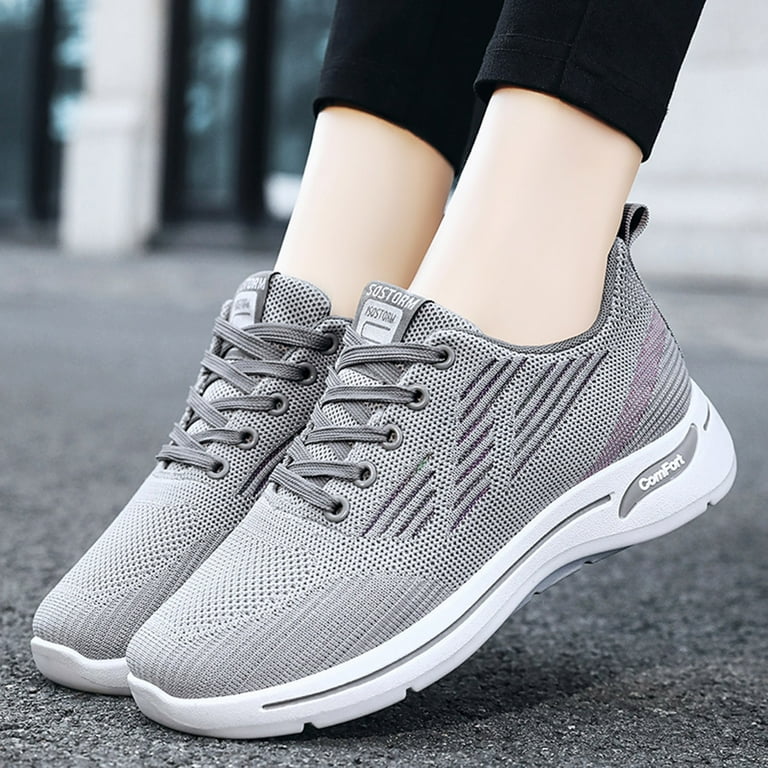 KI-8jcuD Women'S Casual Shoes Running Tennis Walking Trainers Shoes Sport  Lightweight Shoes Women Women'S Women'S Wedge Sneaker Sneaker Boots For