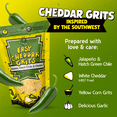 thumbnail image 5 of FishSki Provisions Jalapeno Yellow Corn Grits Instant with Hatch Green Chile and Garlic Cheddar Cheese, 6 oz, 12 Pack, 5 of 5