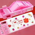 thumbnail image 4 of Bearachild Caja de lápices multifuncional de plástico Premium con cierre de seguridad, regalo para estudiantes, estuche de lápices Kits de experimentos de química, 4 of 6
