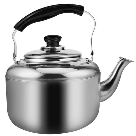 UKCOCO Whistling Water Kettle, Stainless Steel, Anti-Scald Handle, Safe, for Kitchen Use
