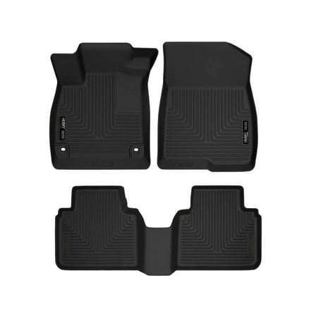 Husky Liners 95741 Weatherbeater Floor Mats Fit 2018-2022 Honda Accord - Front/2nd Seat - Black