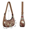 thumbnail image 5 of Sac à Bandoulière Design Vintage Paisley Sangle Réglable Sac à Bandoulière Léger en Nylon Boho Sac à Bandoulière pour Femmes Petit Sac Parfait pour Usage Quotidien, 5 of 5