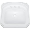 thumbnail image 3 of Proflo PF5514WH 20-5/8" Rectangular Vitreous China Wall Mounted Bathroom Sink - White, 3 of 3