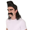 thumbnail image 4 of HPO Teen's Animated Movie Supervillain Long Wig with Eyebrows & Mustache Flame-retardant Synthetic Fiber,, 4 of 11