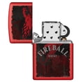 thumbnail image 4 of Zippo Fireball Dragon Logo Red Matte Pocket Lighter, 4 of 6
