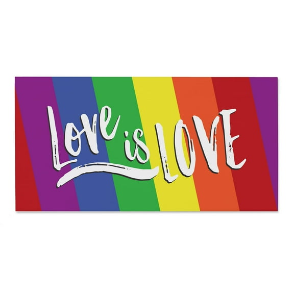 Personalization Mall Love Is Love 30x60 Beach Towel