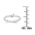 thumbnail image 4 of Sterling Silver Rhodium Key Ring, 4 of 7