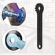 thumbnail image 4 of Llave de manivela para bicicleta, herramienta de extracción de tapa de manivela, compacta, portátil y ergonómica. Negro, 4 of 6