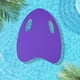 thumbnail image 5 of Tabla de natación 1 unidad, 15,75 x 12,60 x 0,98 pulgadas, flotador de espuma para entrenamiento en piscina, ayuda de flotabilidad para ejercicios de natación (morado), 5 of 8