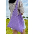 thumbnail image 2 of Kukuzhu Women's Crocheted Tote Bag Knitted Hobo Beach Bag Aesthetic Handmade Shoulder Handbag Cute Purse Travel Shopper, 2 of 4