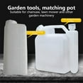 thumbnail image 3 of Decodeary Chainsaws Fuel Bottle Refillable Transparent Leakproof Ergonomic Gardening Lawn Mower Power Tools Oil Mixing Container 1L, 3 of 6