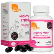 Zahler Mighty Mini Prenatal Vitamin with DHA & Folate - Certified Kosher - All Natural Prenatal Vitamins - Multivitamin for Pregnant Women - 19 Prenatal Vitamins Including Folic Acid (90 Softgels)