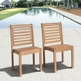 thumbnail image 4 of Int Home Miami Corp Eucalyptus Stackable Patio Chair (Set of 2), 4 of 4
