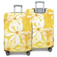 thumbnail image 2 of Stretch Luggage Cover L(25-28in)– Elastic Travel Suitcase Protector with Handle Openings & Bottom Closure, Washable Polyester Spandex Suitcases Cover, Daisy Flower Print, 2 of 5