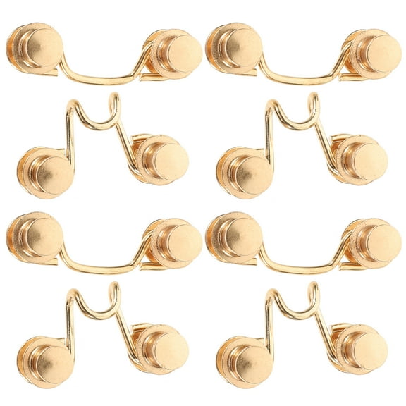 Adjustable Waist Button for Pants Buckle Buttons Jean Extender Trouser Press Alloy 4 Sets