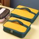 thumbnail image 5 of Fiambrera, bolsa de papel de aluminio con aislamiento térmico, bolsas enfriadoras de alimentos, tela Oxford, contenedor de almacenamiento para Kits de desorden para acampar Amarillo verde L Eigraketly OD028893-02B, 5 of 6