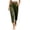 Army Green, variant on Women's High Waist Cargo Capri Pants with Pockets Casual Slim Fit Outdoor Hiking Cropped Trousers