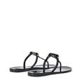 thumbnail image 6 of Tory Burch Women's Mini Miller Flat Thong Perfect Black Sandal - 8M, 6 of 9