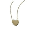 thumbnail image 2 of Time and Tru Women's Gold Tone Heart Pendant Necklace 18" with Extender, 2 of 4