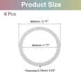 thumbnail image 2 of Uxcell Magnetic Adapter Ring, Magnetic Wireless Charger Conversion Kit Silver, 2 of 8