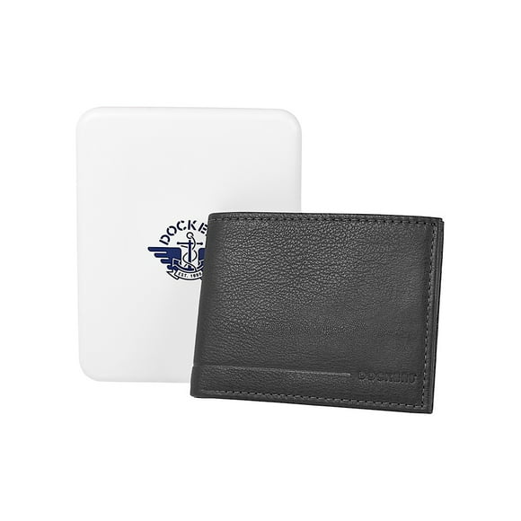 CARTERA HOMBRE DOCKERS W45900-59 SIMIPIEL NEGRO