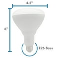 thumbnail image 4 of Viribright® BR40 LED Bulb, 100W Equivalent, 1400 Lumens, Dimmable, Cool White 4000K (8-Pack), 4 of 5