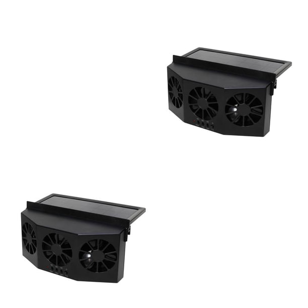 Kenally Ventilador de escape solar para automóvil Sin olor peculiar Bajo consumo que promueve la circulación de aire Ventilador de automóvil Type1