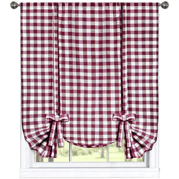Woven Trends Farmhouse Curtains Kitchen, Country Style Kitchen Curtains