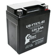 UpStart Battery Replacement 1997 Kawasaki EX250 Ninja 250CC Factory Activated, Maintenance Free, Motorcycle Battery - 12V, 6Ah, UB-YTX7L-BS