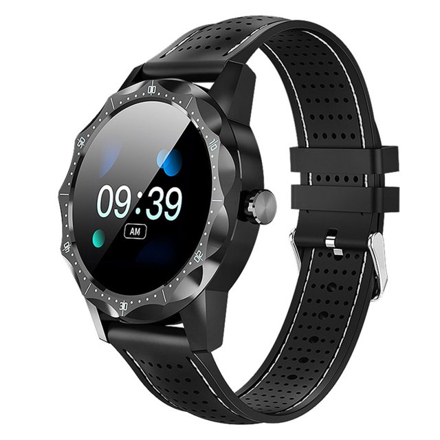 Reloj de pulsera con frecuencia cardíaca Bluetooth 4.0, resistente al agua, para exteriores, esfera redonda, presión arterial, oxígeno, reloj deportivo Yuarrent DZ7748-01