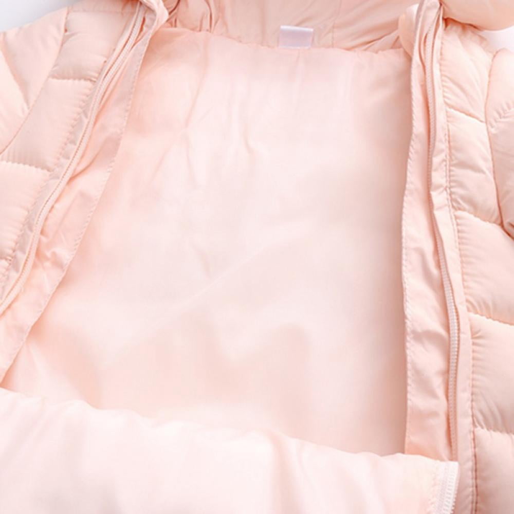 SYNPOS Baby Boy Girl One Piece Cotton Romper Coat 0-12months Toddler Baby Snow Suit Hooded Thick Warm Jumpsuit Jacket Overalls Outfit