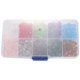 thumbnail image 2 of 1200 Pcs Cuentas de Vidrio, 8mm 10 Colores Perlas de Facetas Perlas de Cristal para la Fabricación de Joyas,Proyectos de Abalorios de DIY, Pulseras, Collares, Pendientes, 2 of 5