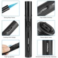 thumbnail image 2 of Compuye Butane Torch Lighter of 2 Pack, Globalstore 6'' Adjustable Pen Torch Lighter, Refillable Flame Lighter Grill Jet Blow Torch Lighter with Fuel Level Window for BBQ Candle Camping DIY (Ga, 2 of 7