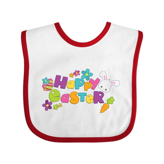 Inktastic Happy Easter Boys or Girls Baby Bib
