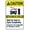 Warning Sign 6, variant on Caution Automatic Gates - Gate Timed for One Vehicle Only Sign, 8"x12" Rust-Free Aluminum Sign, Professional Graphics Easy-Mount Indoor Outdoor Sign