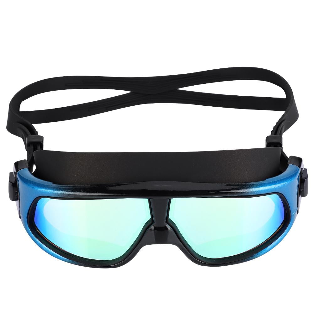 Qiilu Antifog Silicone Swimming Glasses HD Nonpolarized Waterproof