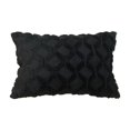 thumbnail image 1 of CNKOO Throw Pillow Cover Geometric Tear Resistant Plush Solid Color Simple Style Cushion Case for Bedroom, 1 of 12