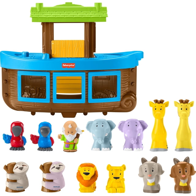 Set de juego Fisher-Price Little People Ark con 12 animales