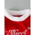 thumbnail image 5 of Canis Santa Print Tops and Pants Hat for Christmas Kids Girls Outfits, 5 of 9